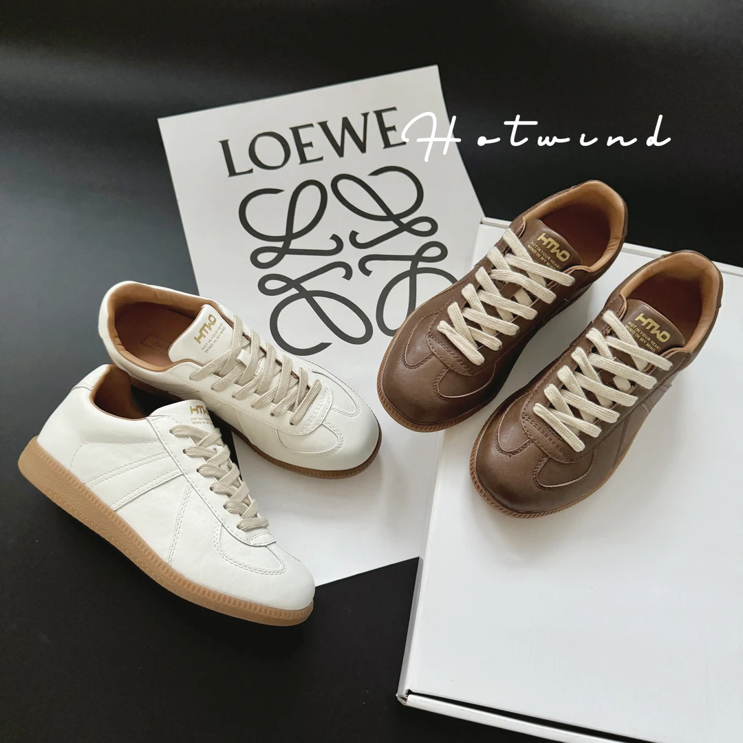 Hotwind/热风2024秋款休闲板鞋德训百搭时尚高能风穿搭单鞋