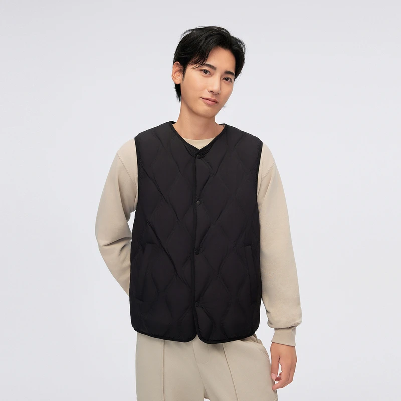 波司登2024秋冬季新款男短款百搭基础轻暖羽绒服外套B40131011