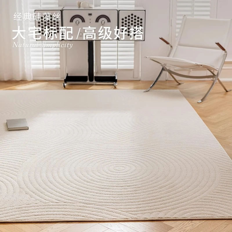 硅藻丝客厅地毯新款防水防污沙可擦洗48小时长效防水沙发茶几地垫