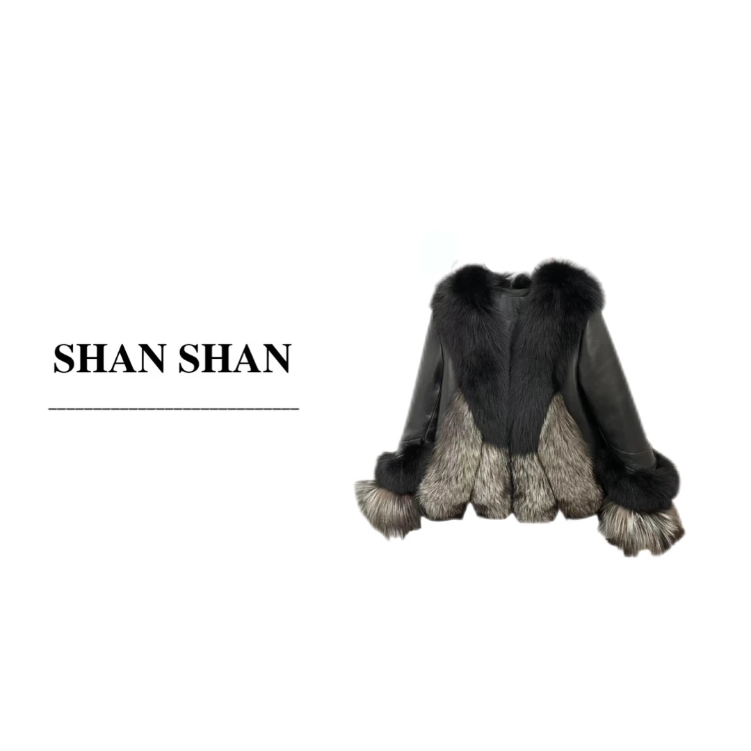 SS姗姗女款气质轻奢时尚女士秋冬冬季设计师外套71250800