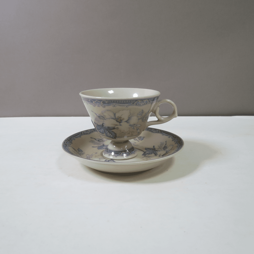 【慢瓷儿】木棉花 100ml 浓缩咖啡杯碟 家用陶瓷