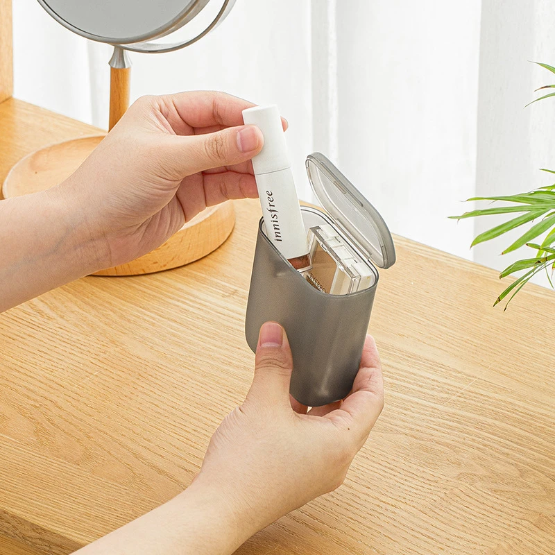 随身便携数据线收纳盒绕线耳机线充电器收纳盒子带盖抽屉整理盒子