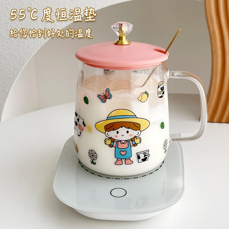 智能55度耐热加热杯垫暖暖杯套装办公室热牛奶神器宿舍养生杯底座