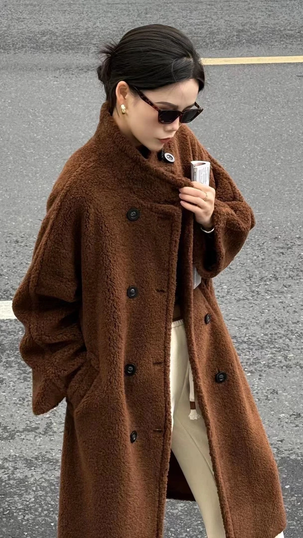 易缔媤毛毛大衣D43502ZD001