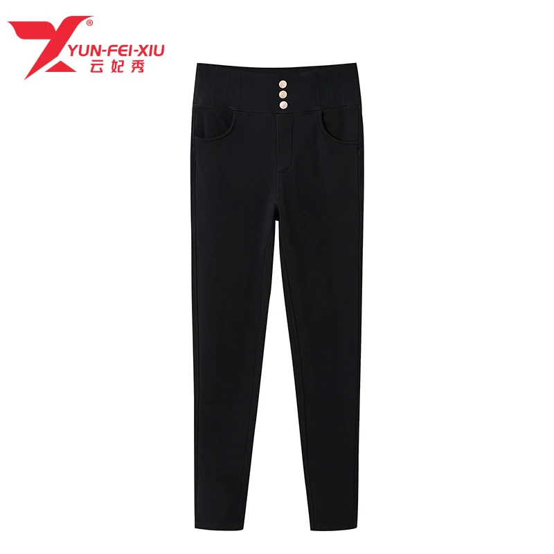 云妃秀大码女装芭比裤修身遮肉宽松打底裤冬季新款显瘦休闲8562-1