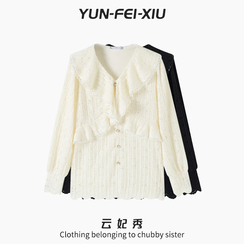 云妃秀大码女装T恤时尚休闲微胖宽松显瘦V领纯色简约百搭春季9629