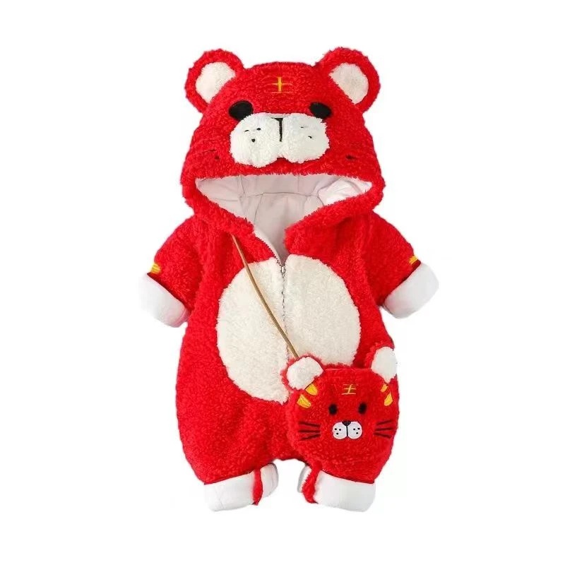 2100218新款冬季加厚泰迪绒男女宝宝保暖百搭外出服