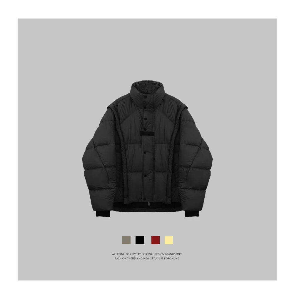 CityDay【楠哥】 高定 假两件设计感立领羽绒服 16