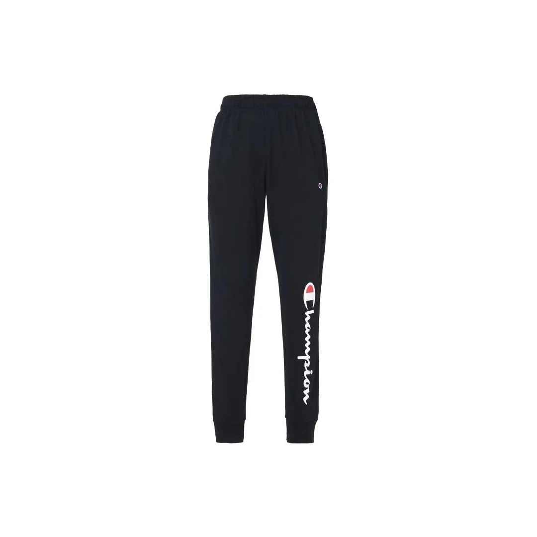 Champion/冠军 海外版男女同款纯色加绒运动卫裤 GF22H586296-BKC