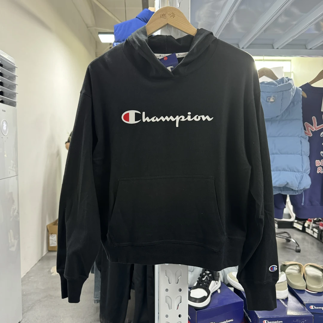 CHAMPION/冠军 女款休闲时尚短款连帽T恤 WL7270549302