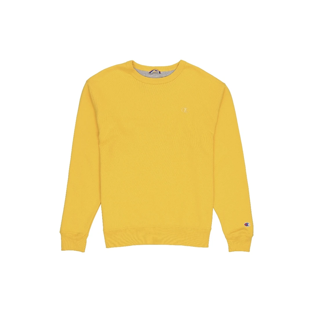 CHAMPION冠军海外版彩色净版针织圆领宽松卫衣 S0888407D55-W3J