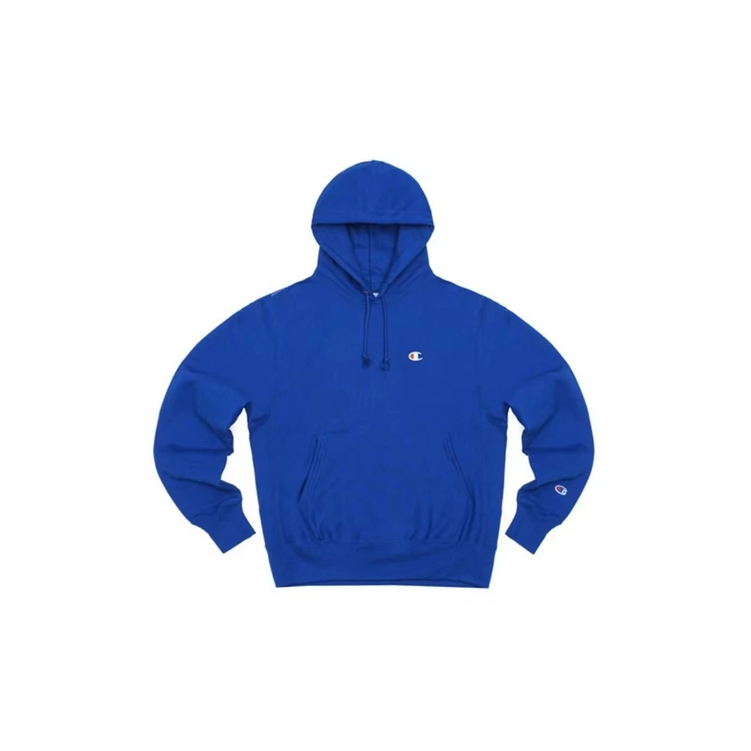 Champion/冠军 海外版蓝色经典加绒休闲卫衣 GF68Y06145-2BT