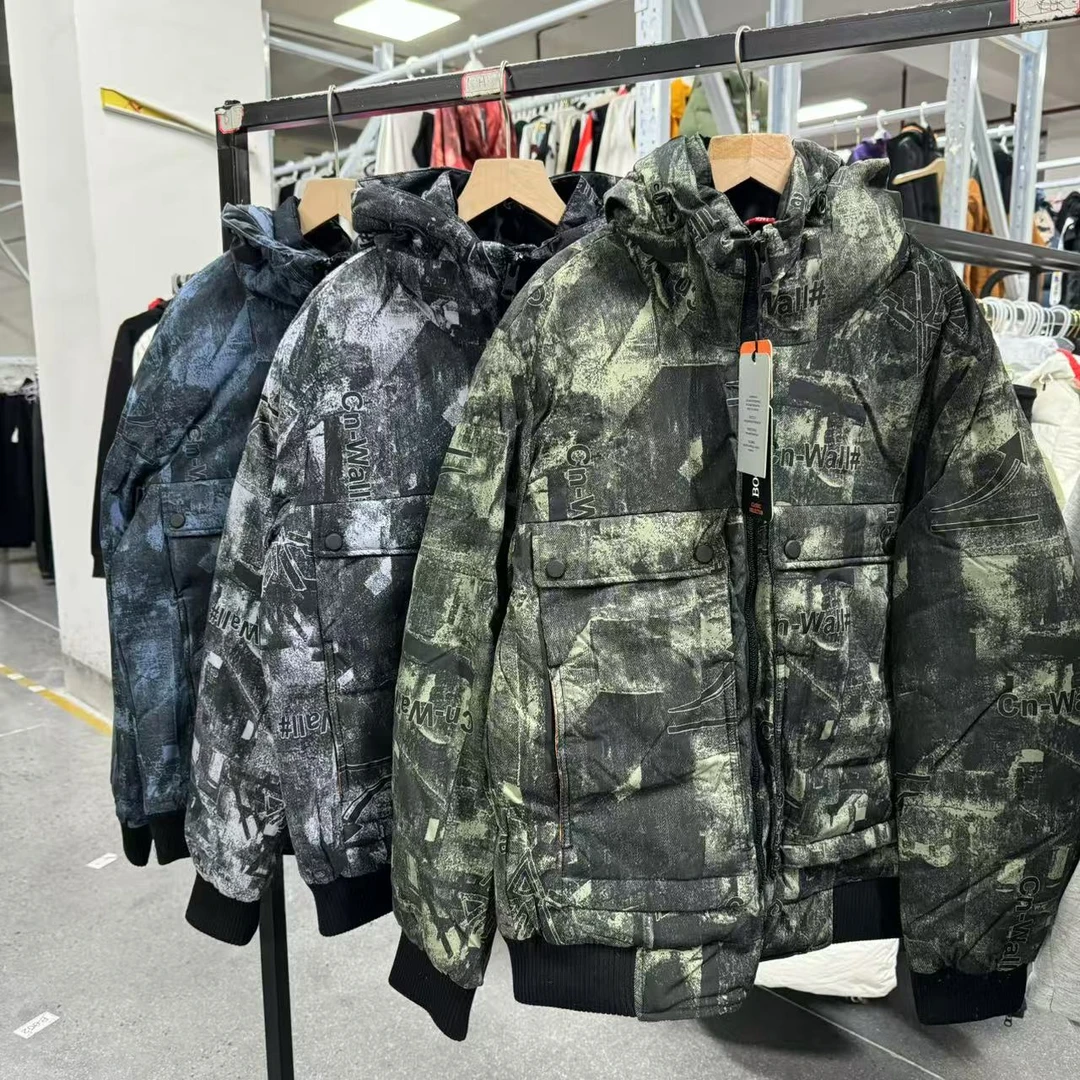 秋冬新款男女同款保暖连帽棉服外套9236