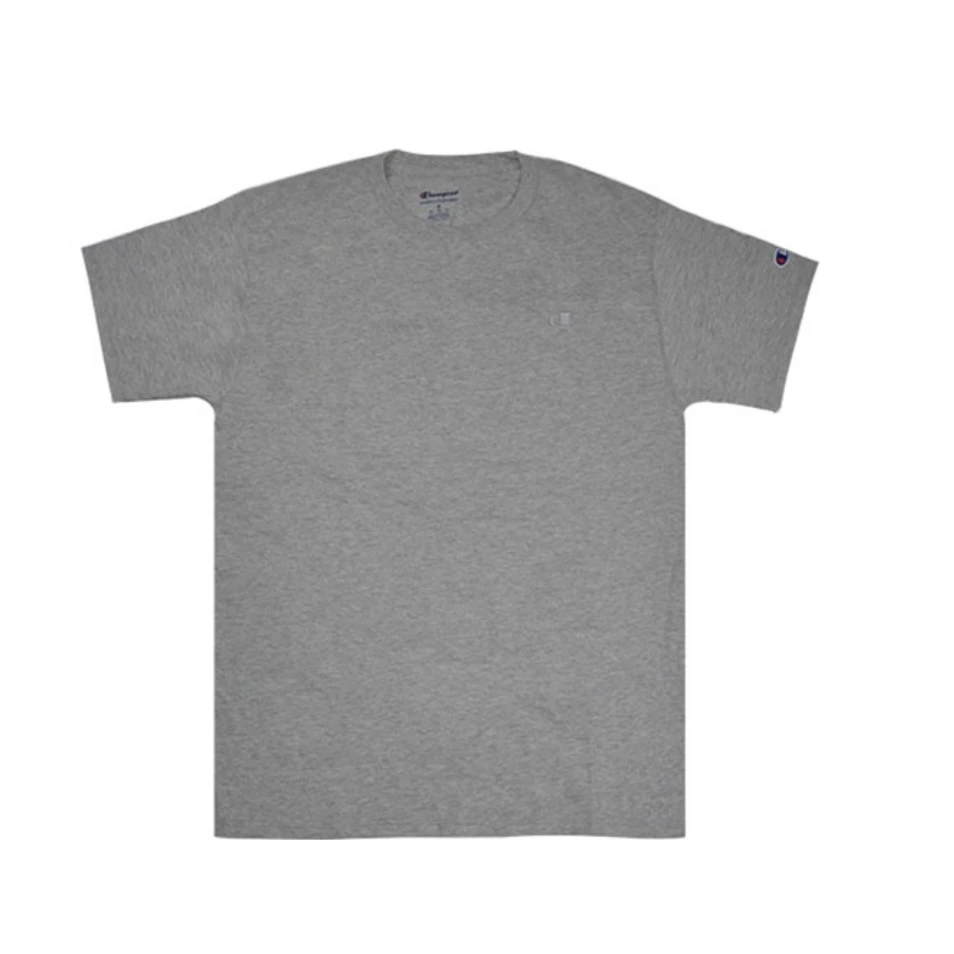Champion/冠军 经典小标灰色休闲百搭圆领T恤 T0223-806