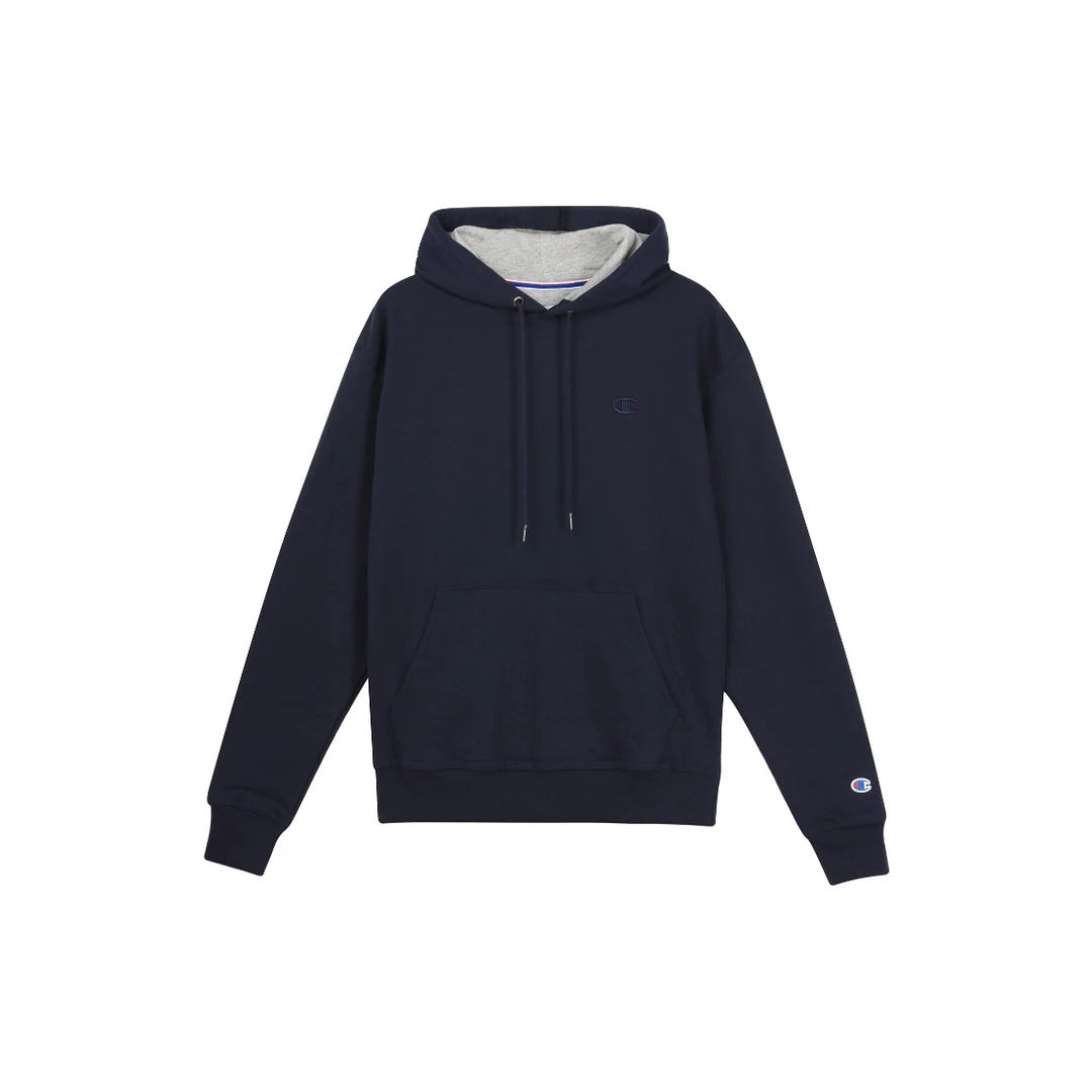 Champion/冠军 海外版 百搭刺绣小标加绒连帽卫衣 S0889407D55