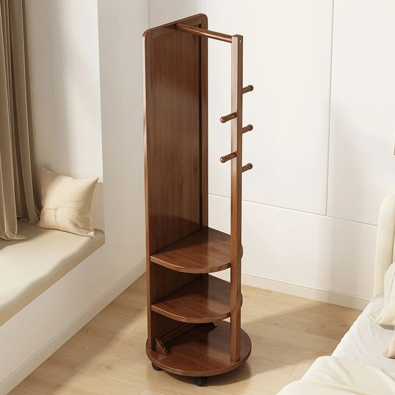 【小扬哥推荐】穿衣镜落地镜家用试衣镜卧室全身镜可旋转移动实木