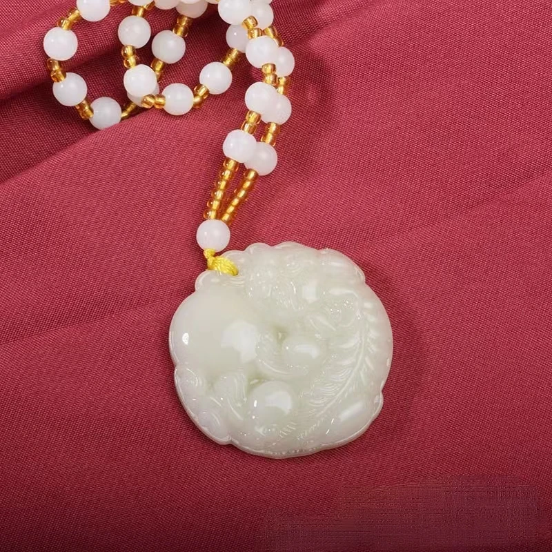 【招财貔貅】国风琉璃 貔貅抱球民族风平安扣坠链