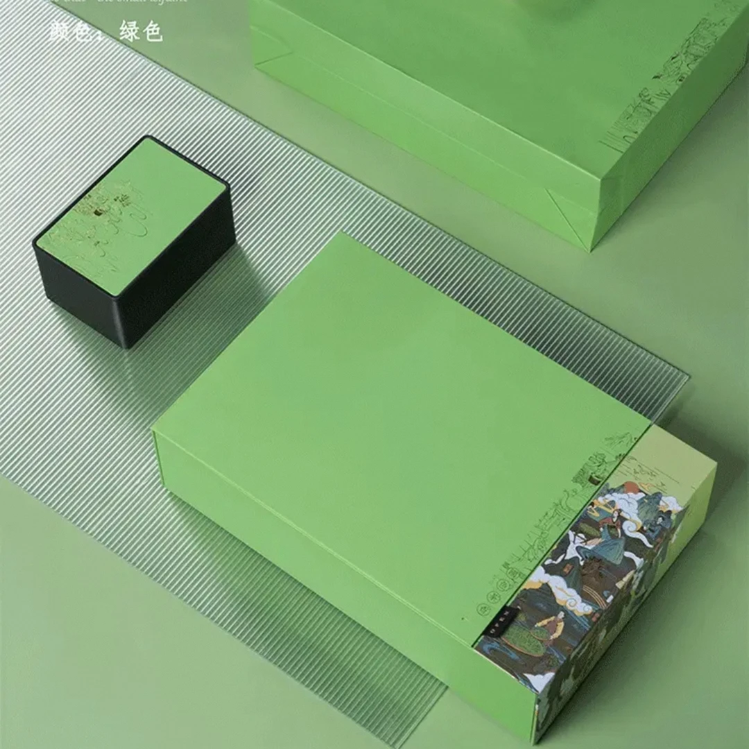 绿色茶香2铁罐龙井绿茶新茶明前龙井礼盒装2罐送礼送长辈高档