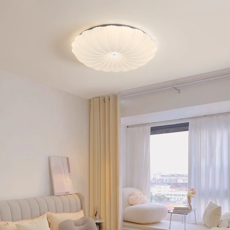 【粉丝福利 】led吸顶灯圆形卧室灯现代简约过道走廊阳台贝壳灯