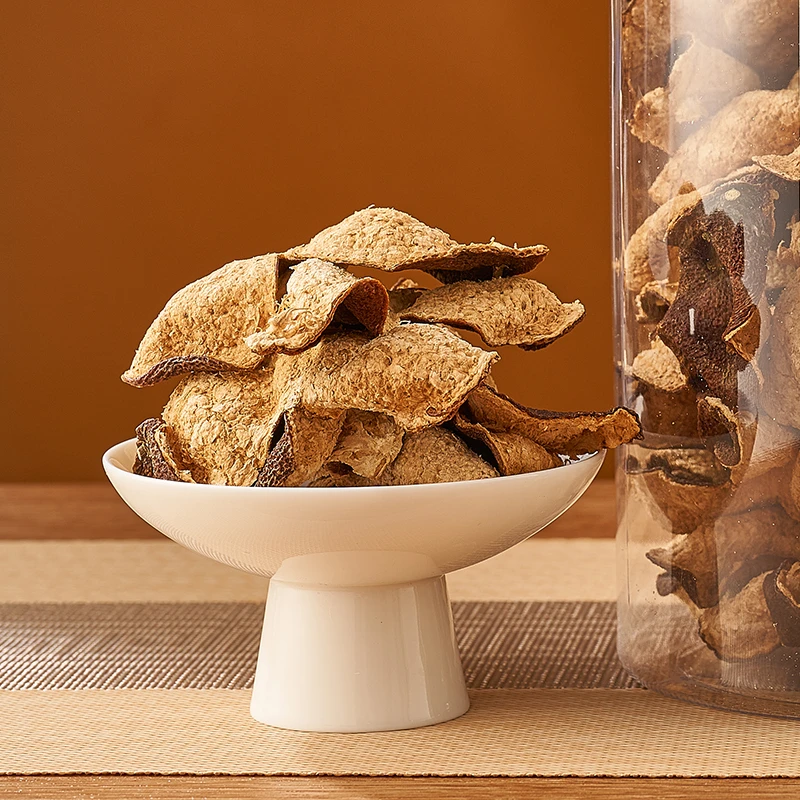 16年新会陈皮250g｜正宗东甲老陈皮圈枝大红皮陈皮白茶花茶泡茶