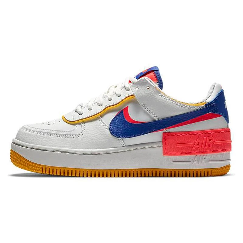 Nike Air Force 1 Low Shadow 白蓝红双勾低帮女款板鞋ci0919-105