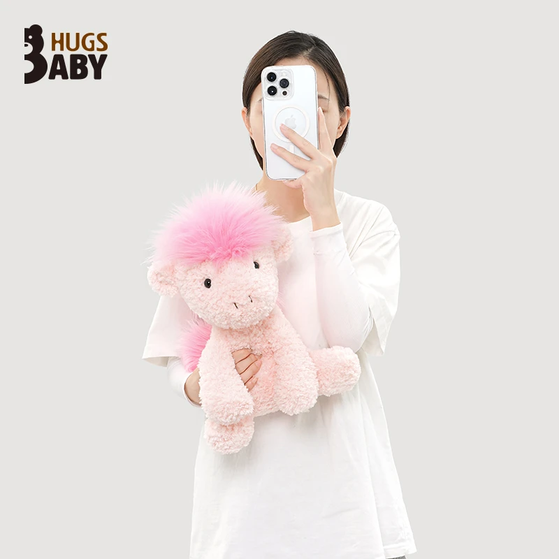抱抱宝贝可爱小马毛绒玩具儿童玩偶公仔女生布娃娃礼物睡觉抱