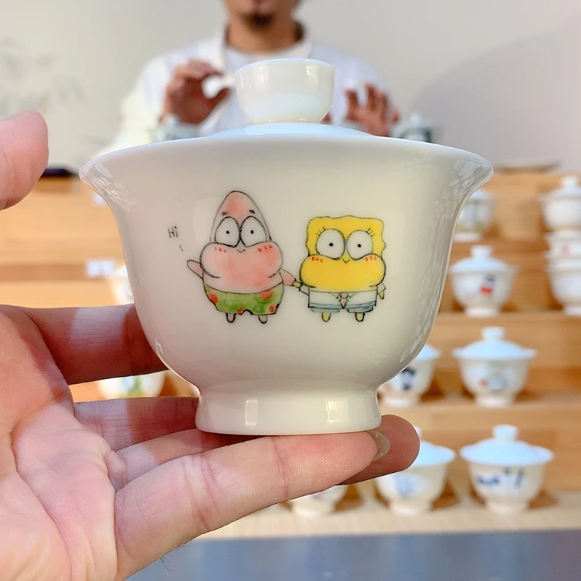 【闪购商品】陶瓷陶瓷盖碗