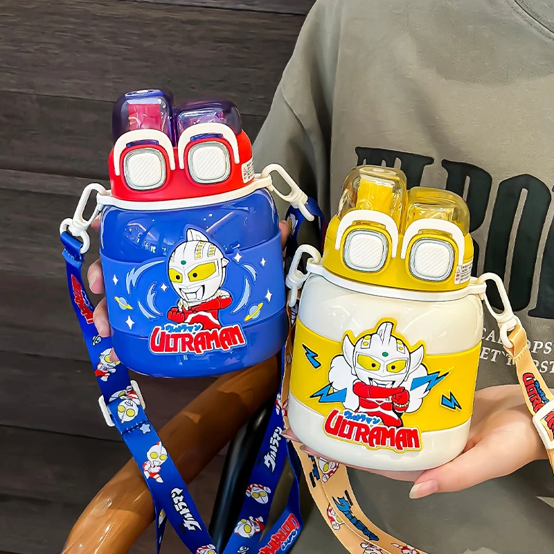 经典奥特曼系列方墩墩保温杯