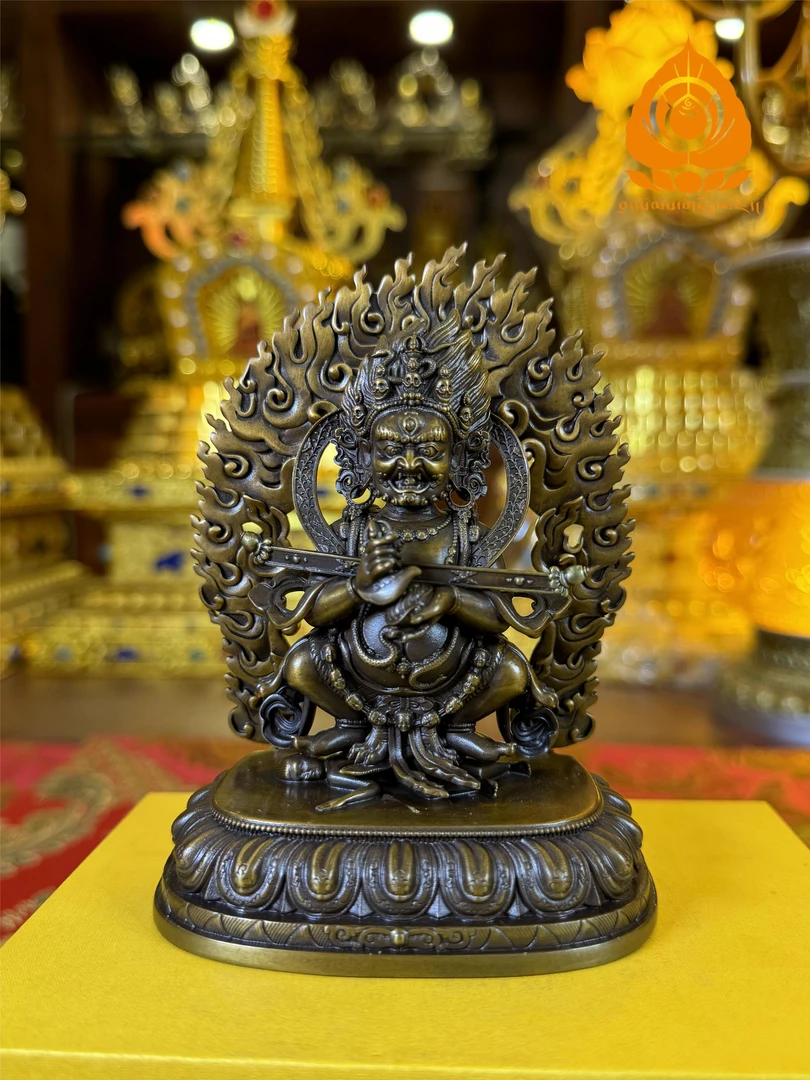 3寸(12cm)5寸(20cm)精品红铜《大黑天》《玛哈嘎拉》铜像摆件