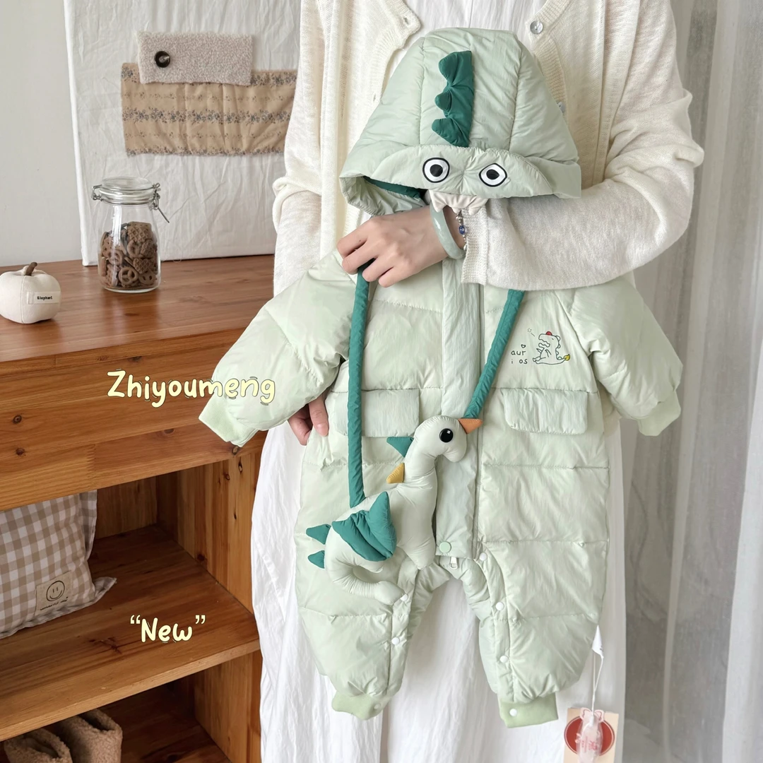 小乖家新款小恐龙羽绒连体衣MX44221