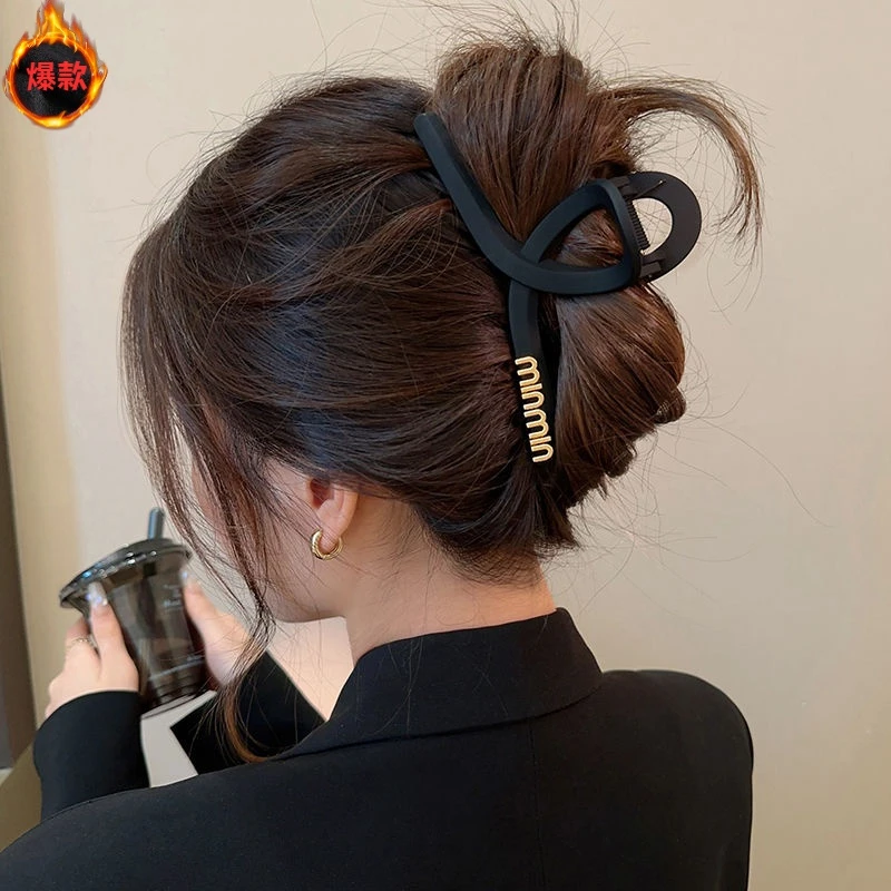 百搭发夹发卡头饰简约ins鲨鱼抓夹网红爆款气质鲨鱼夹安全替代品