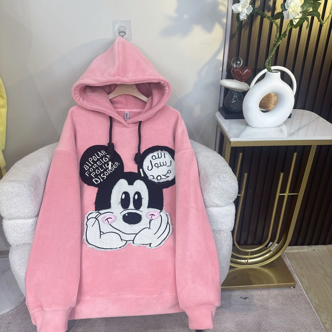 歌如虹品牌  时尚潮流均码加绒卫衣（380）