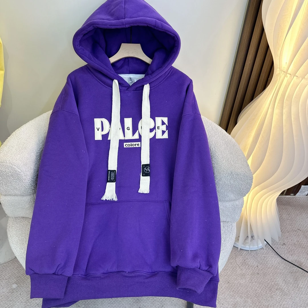 歌如虹品牌  时尚潮流均码加绒卫衣（353）