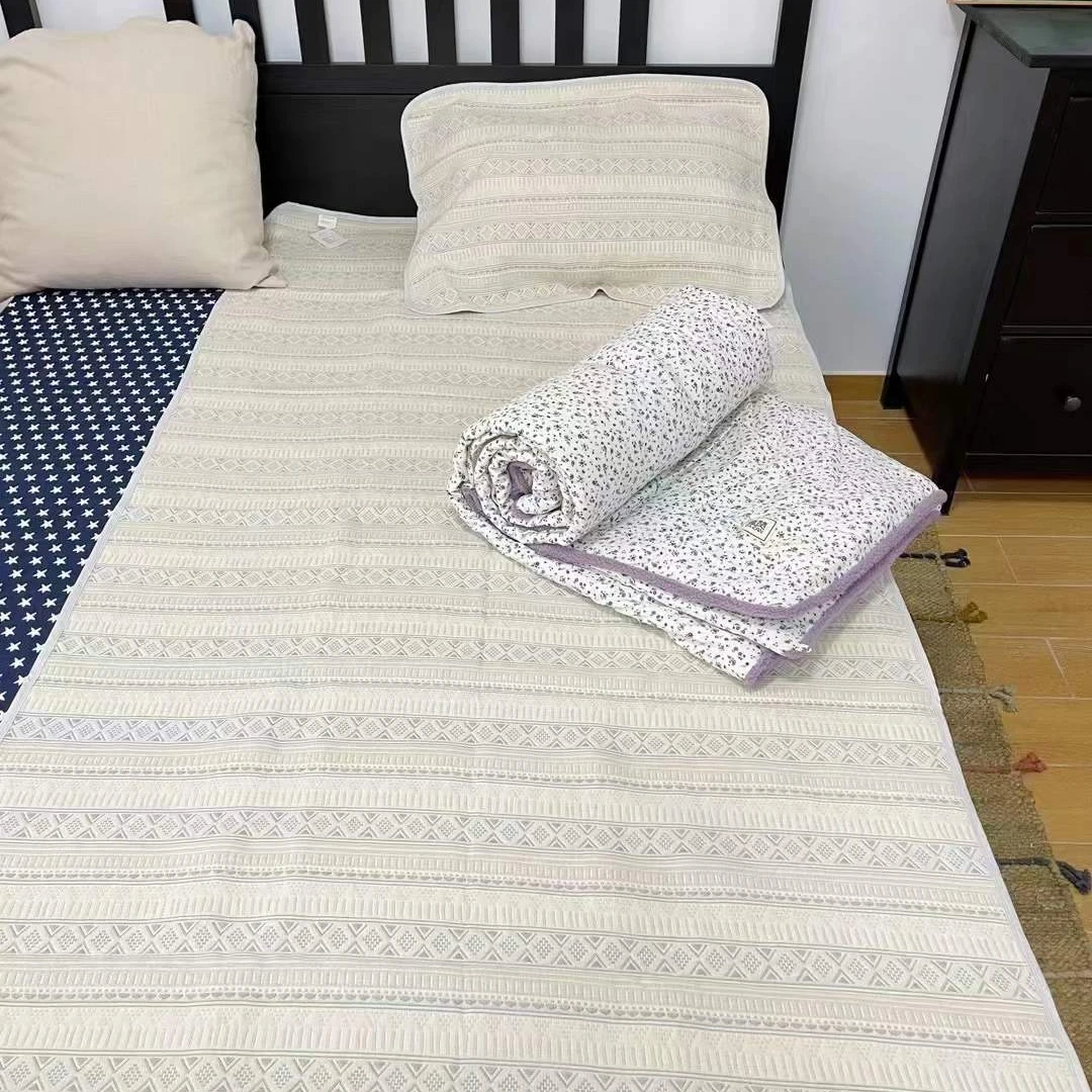 雅赞纱布软席1米*2米高档沙发垫宿舍床单上下铺床单吸汗透气平整