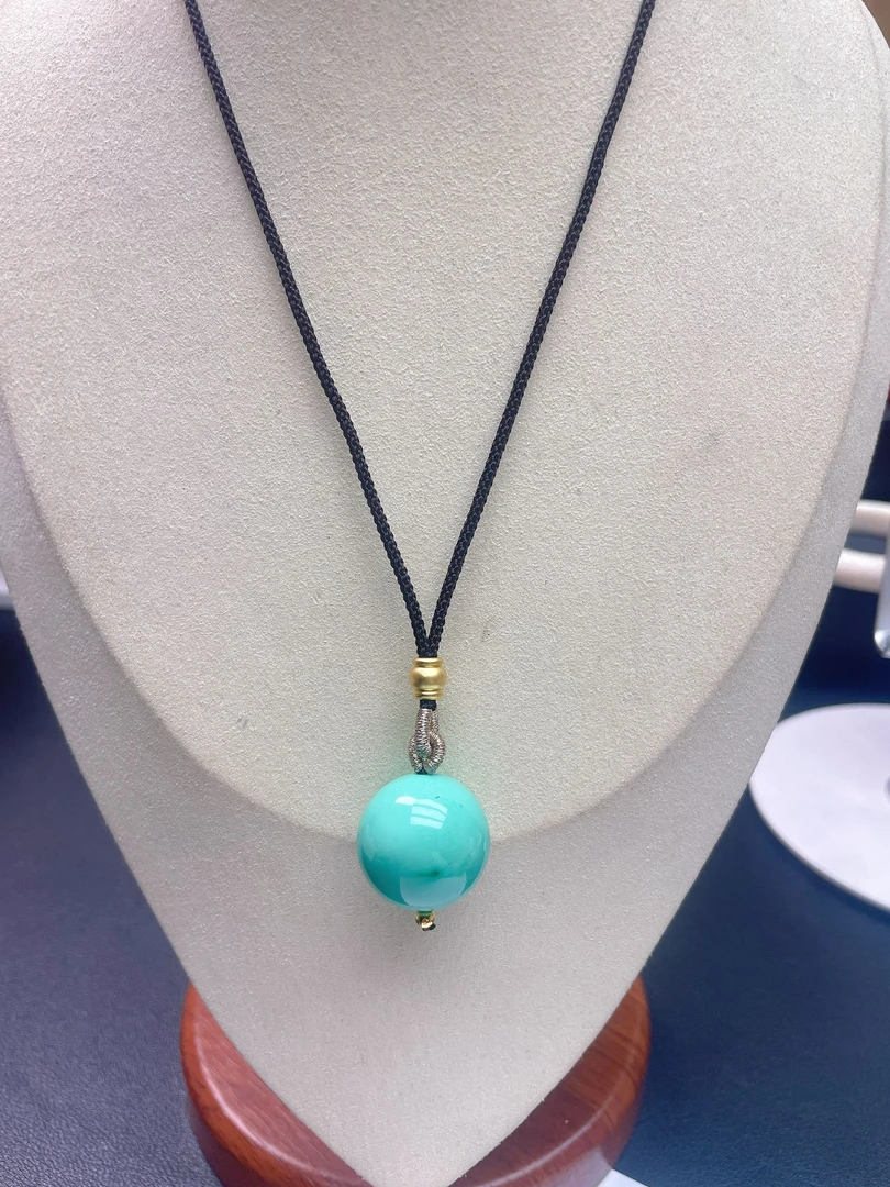 蓝色20mm DIY 项链Q119