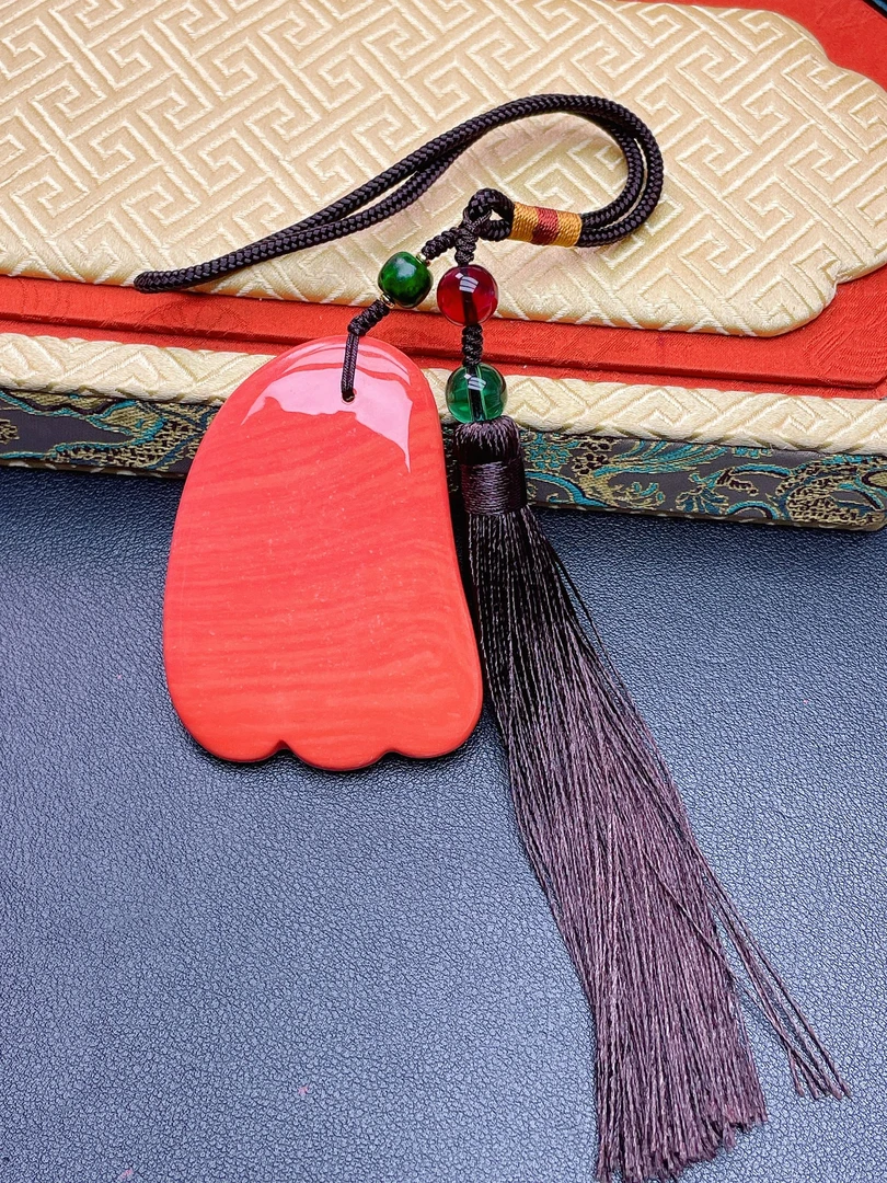 粉小脚丫编绳款DIY项链Q467