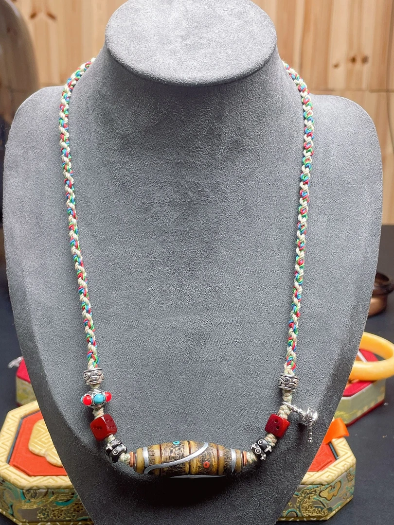 噶 疤  精美手编款DIY项链Q1006