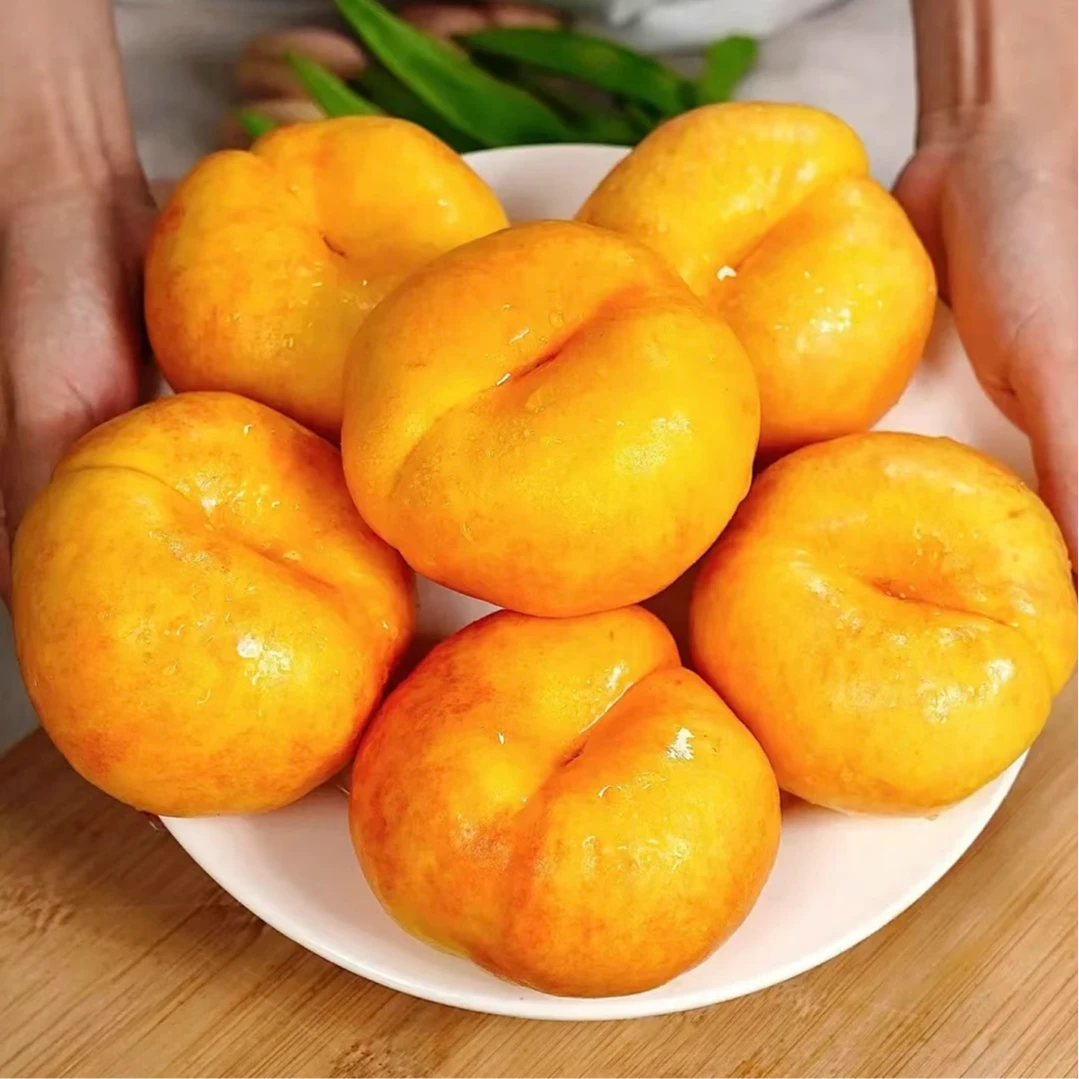 【中通包邮】果园新鲜采摘油蟠桃口感脆甜多汁5斤（净果4.5斤）