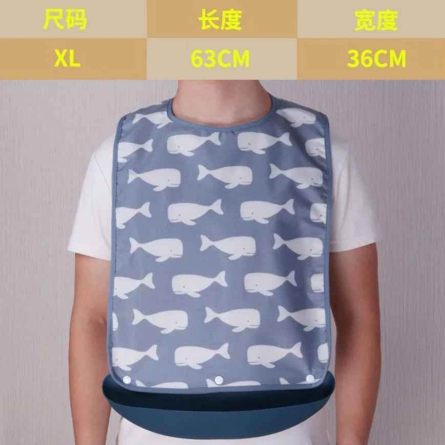 防水老年专用老人用吃饭防污口水兜兜成人围嘴大人饭兜