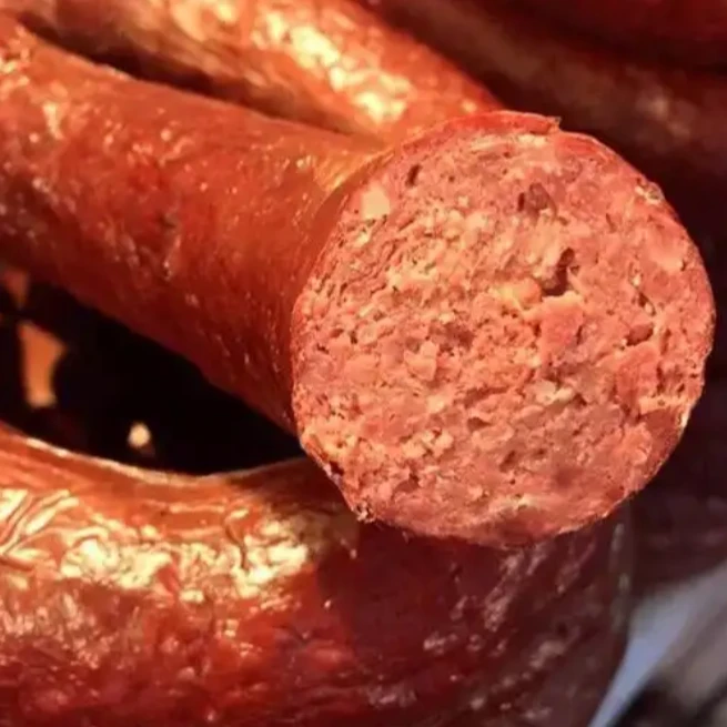 奎牧狼【熏碎肉马肠】熟食蒜香味果木熏马肠新疆伊犁 冰袋空运包邮