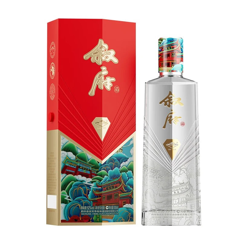 叙府【酒厂直供】红宝石浓香型白酒52度500ml