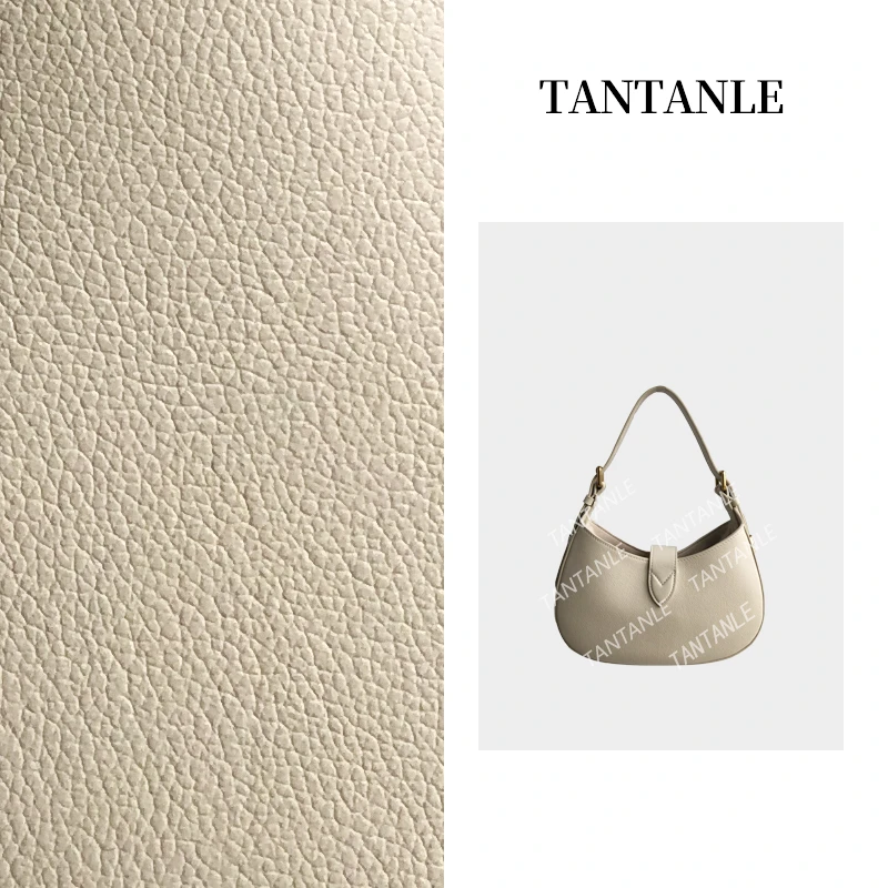 高定时尚简约单肩斜跨轻奢女士经典女包 露锁头白色