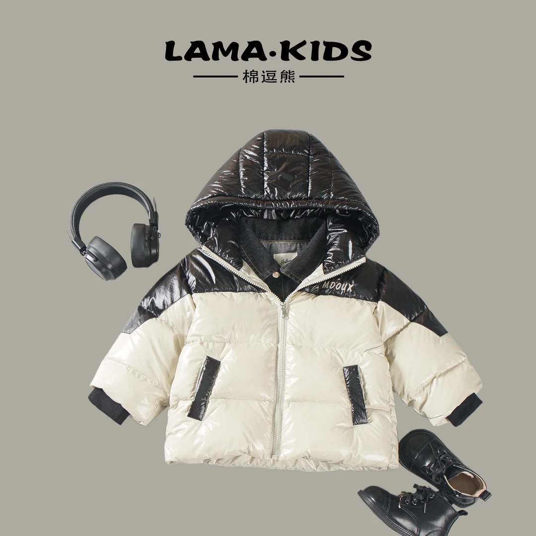 【极寒系列】时尚休闲潮酷羽绒服男童高品质冬款外套儿童-12156