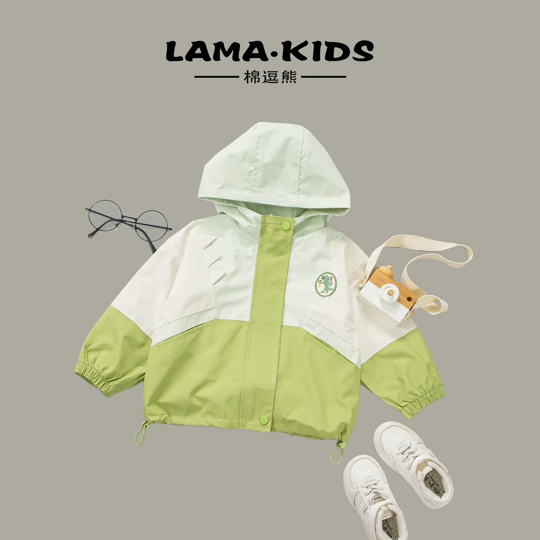 【棉逗熊品牌】男童韩版秋季休闲男童百搭酷帅外套-11189-A09