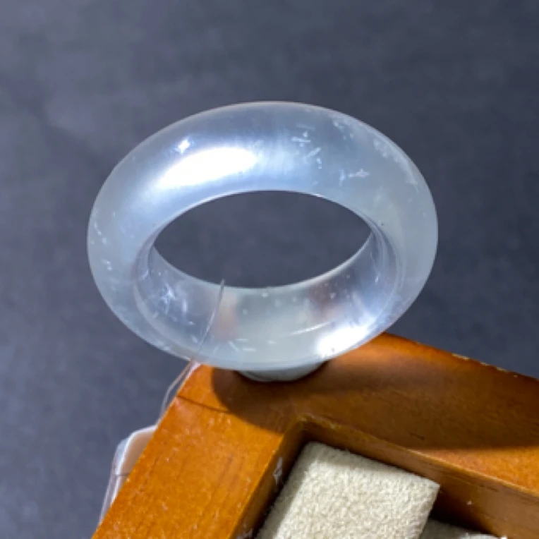 【杨玉环】天然A货翡翠戒指JM0070，8圈口