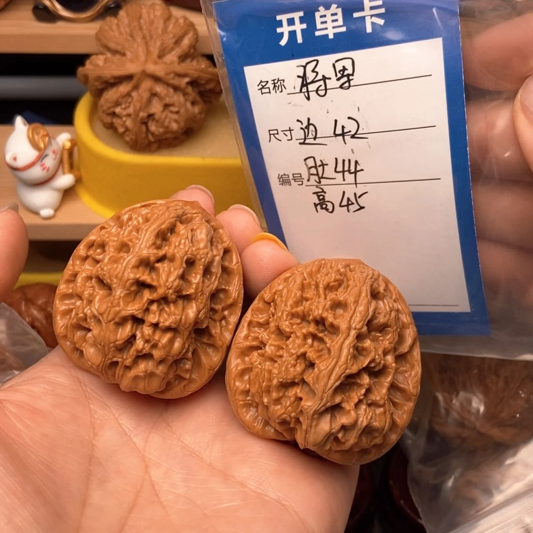 桃核把件核桃大将军42尺寸精卡1号