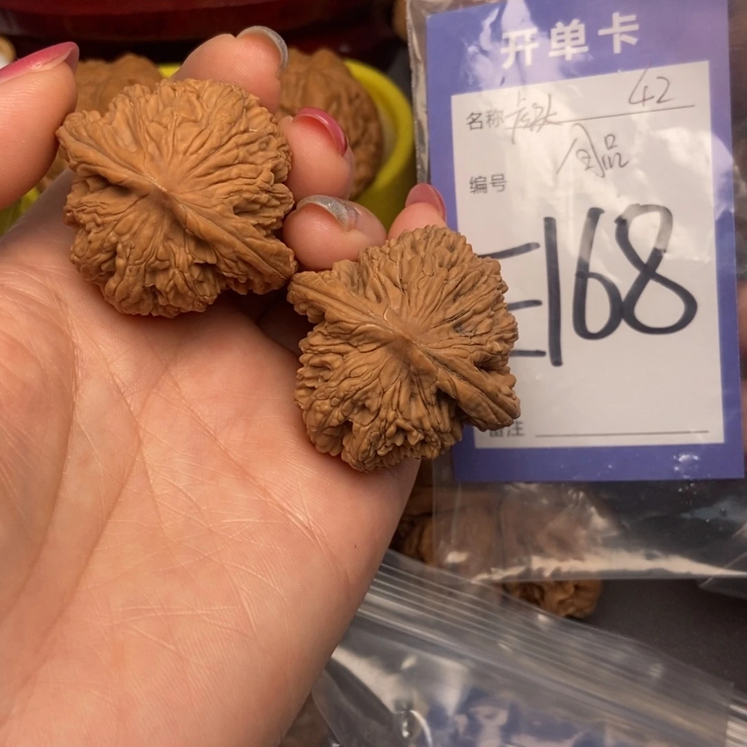 桃核吊坠核桃虎头42