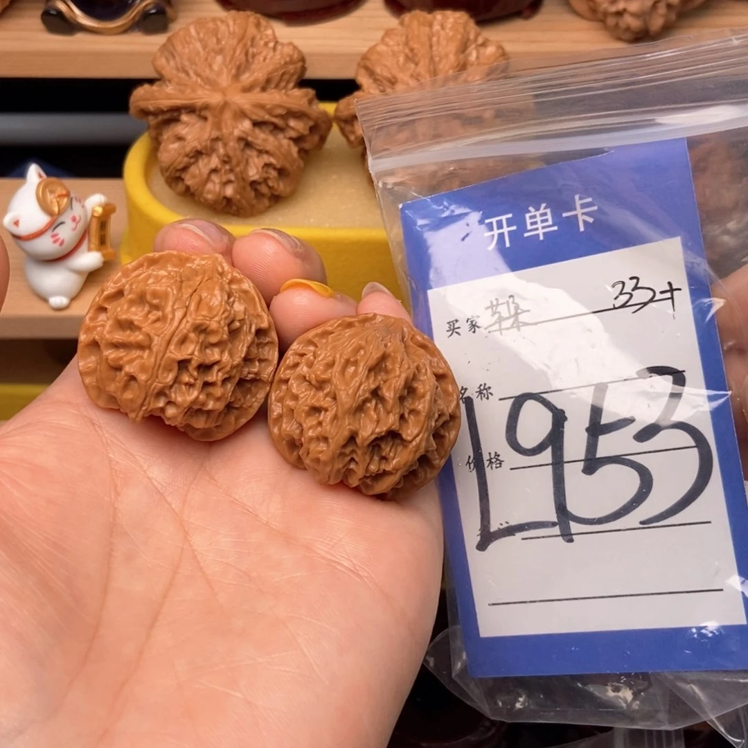 桃核把件核桃核桃苹果33