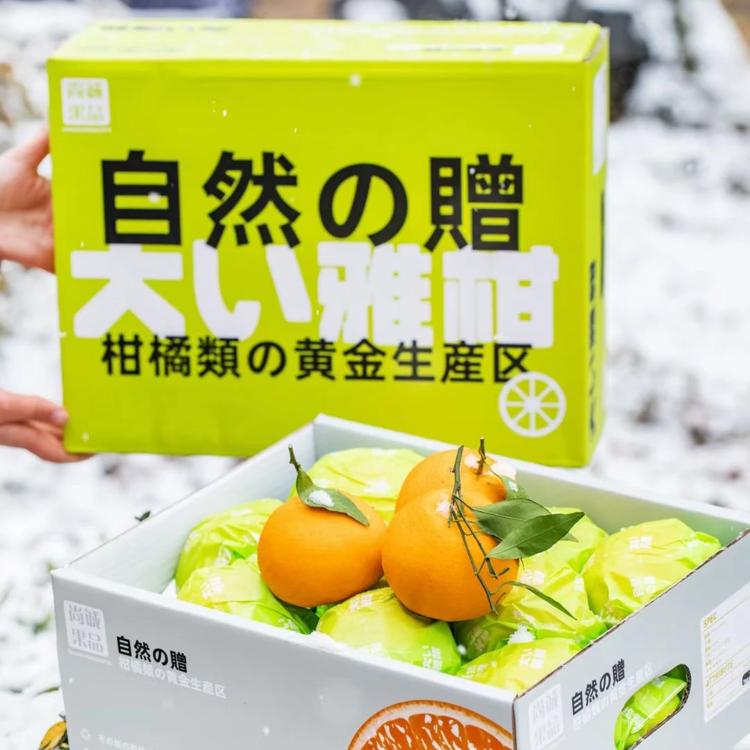 【大雅柑】耙耙柑水果精品春见升级品柑橘类的黄金生产区7斤礼盒装