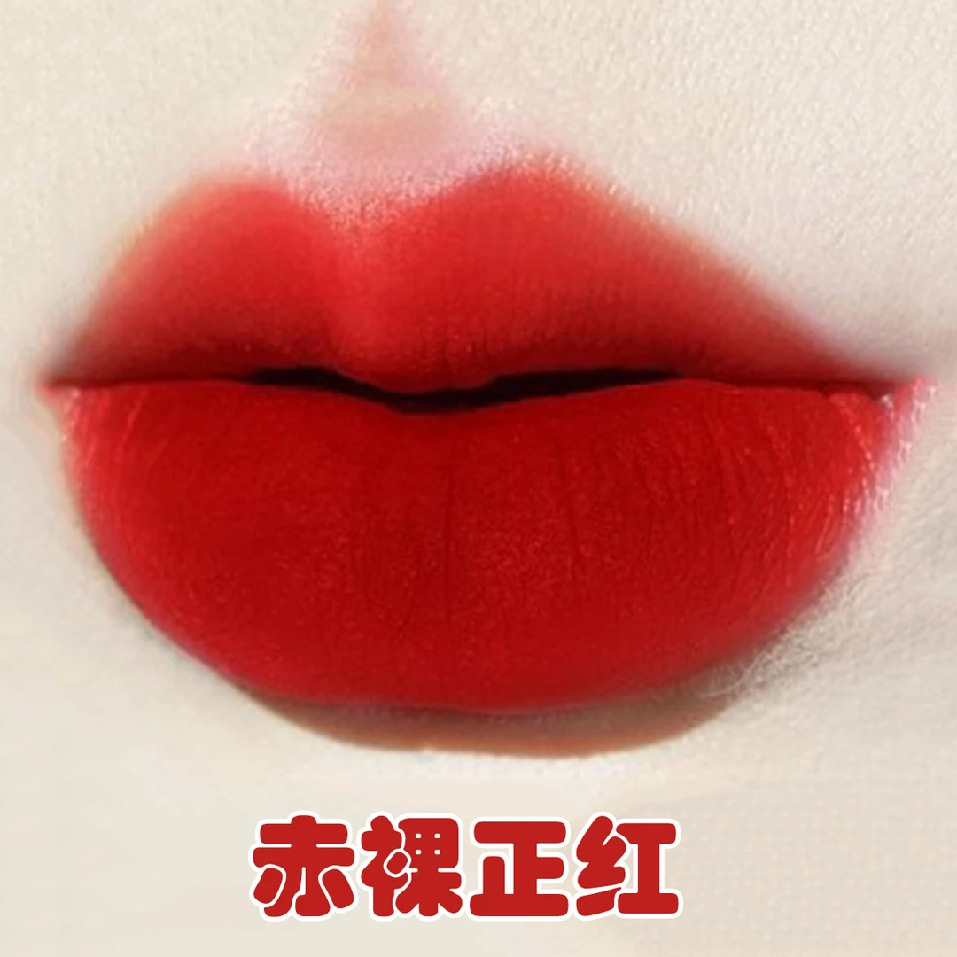 新款赤裸正红色唇釉口红经典复古红哑光持久气场显白不易掉色滋润